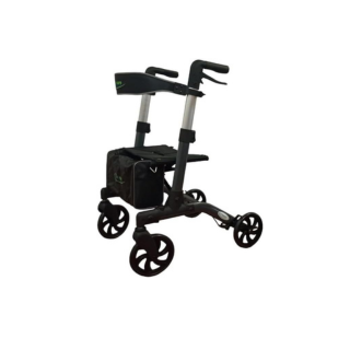 Andadera Rollator plegable color plata