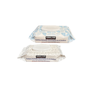 Toallas húmedas desechables 17x13cm. Paq. con 64.