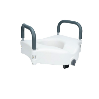 Aumento para WC con descansabrazos.