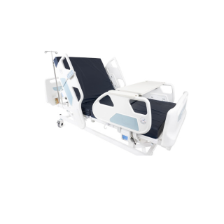 Cama hospitalaria eléctrica de 5 funciones.