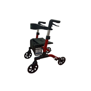 Andadera Rollator plegable Rojo